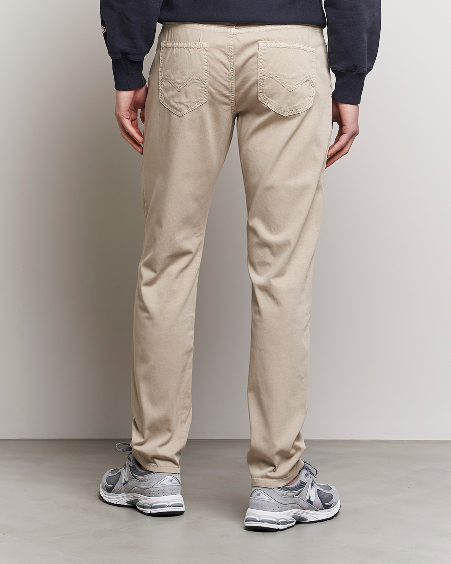 Men | Trousers | Morris | James Structured 5-Pocket Trousers Khaki