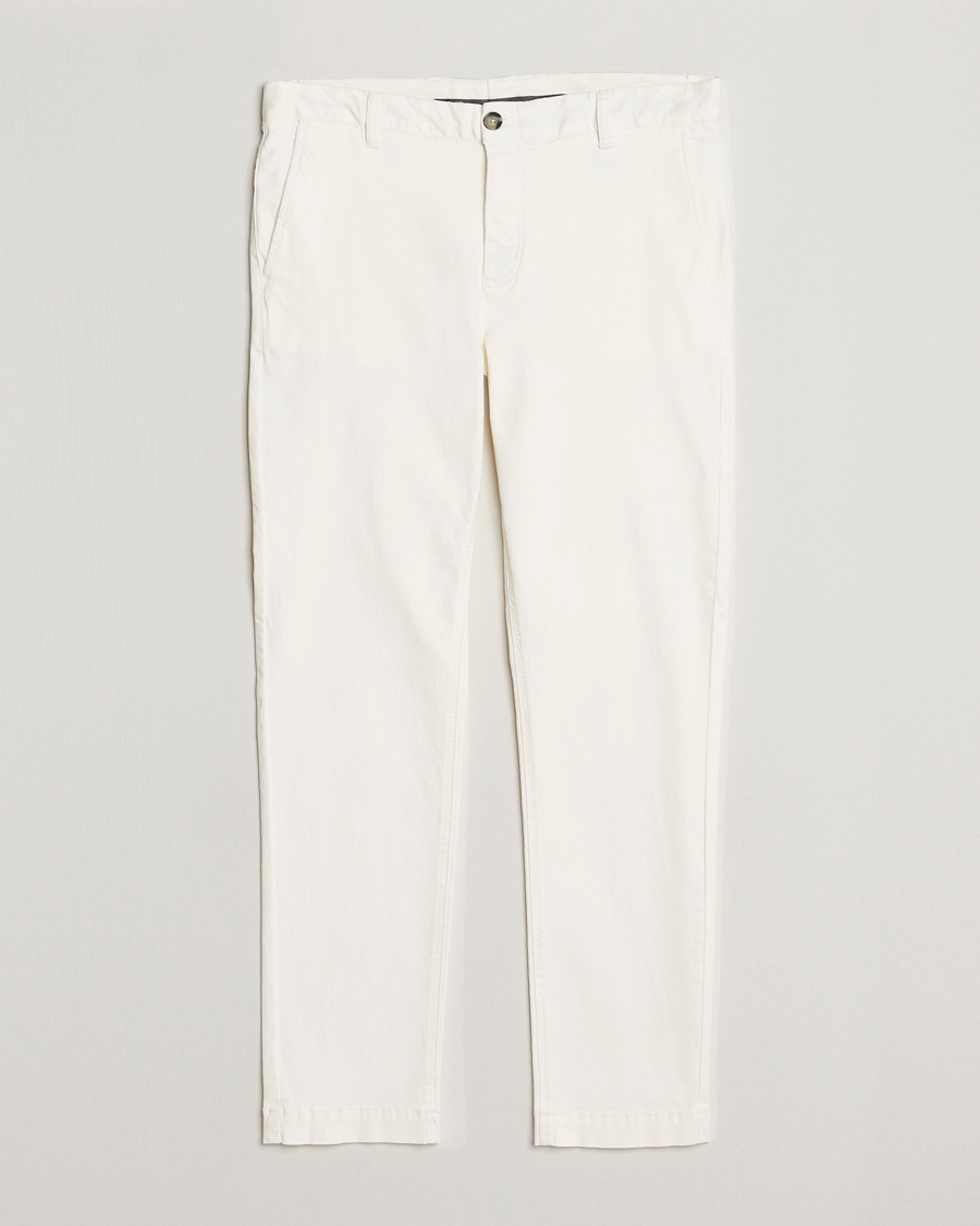 Men | Trousers | Morris | Jeffrey Brushed Stretch Chino White