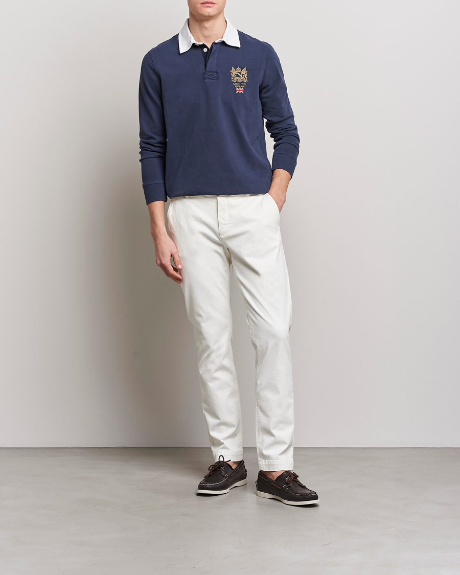 Men | Trousers | Morris | Jeffrey Brushed Stretch Chino White