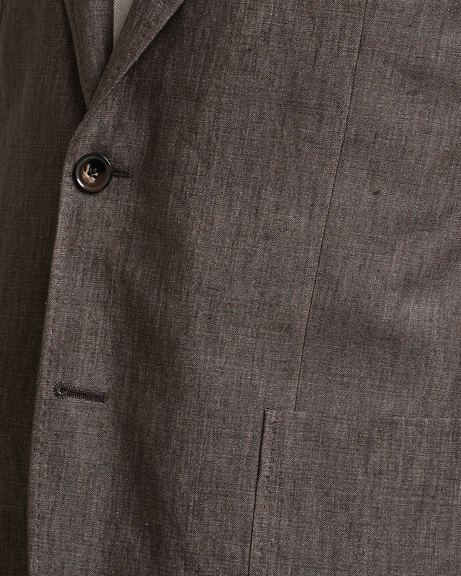 Men | Blazers | Morris | Archie Linen Suit Blazer Brown