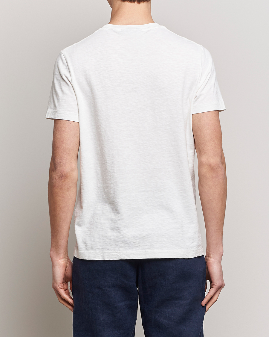 Men | T-Shirts | Morris | Lily Slub Pocket Crew Neck Tee White