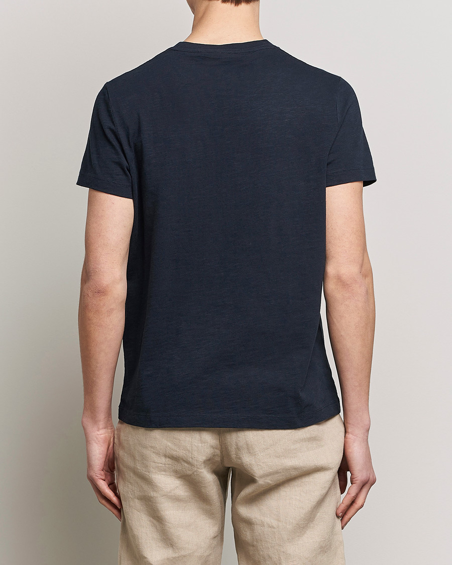 Men | T-Shirts | Morris | Lily Slub Pocket Crew Neck Tee Navy