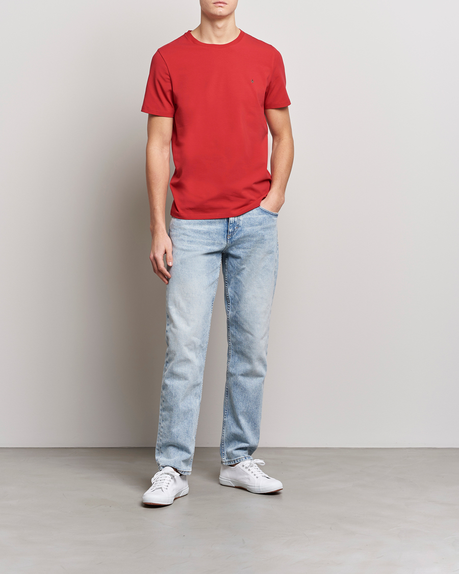 Men | T-Shirts | Morris | James Cotton T-Shirt Red