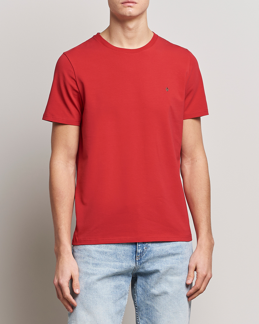 Men | T-Shirts | Morris | James Cotton T-Shirt Red