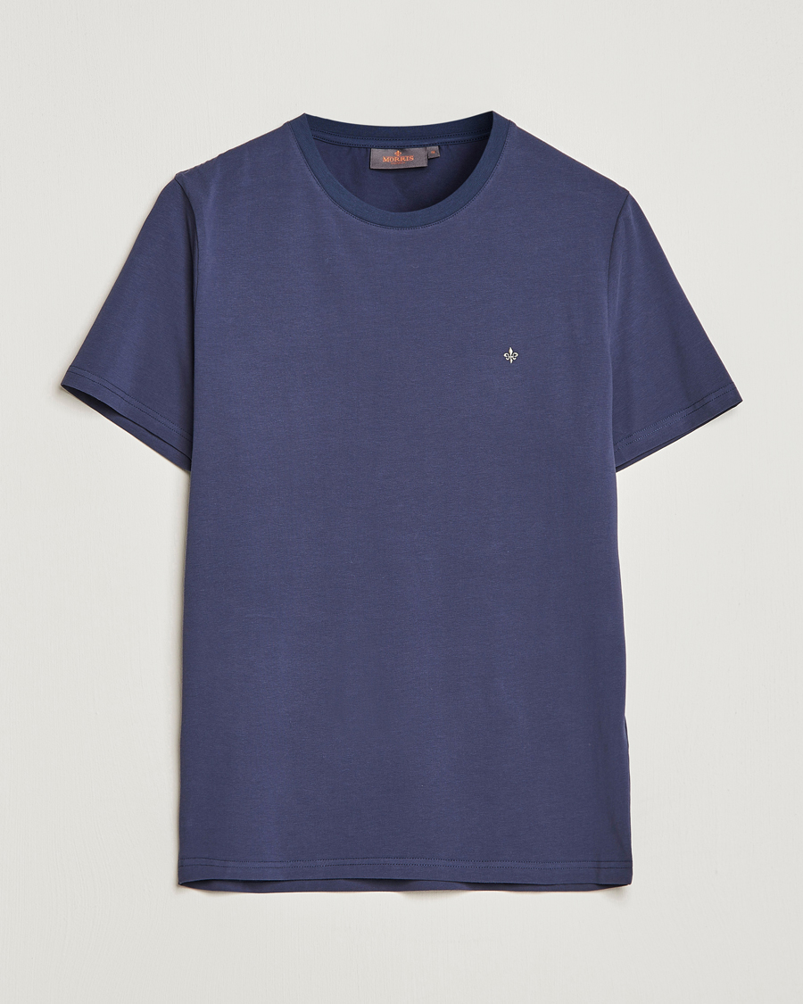 Men | T-Shirts | Morris | James Cotton T-Shirt Navy