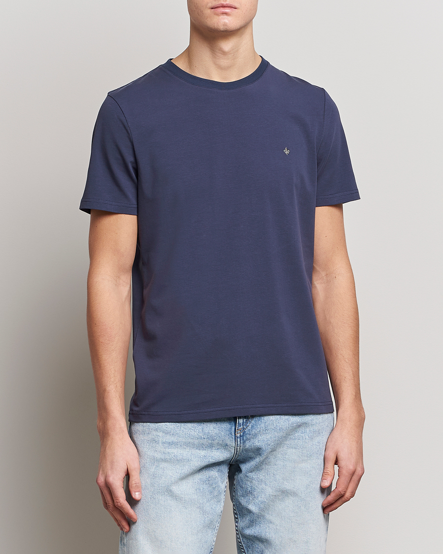 Men |  | Morris | James Cotton T-Shirt Navy