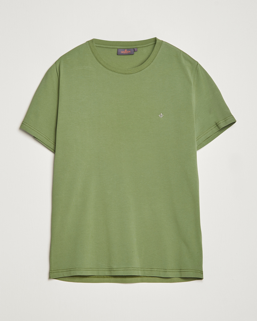 Men | T-Shirts | Morris | James Cotton T-Shirt Dark Green