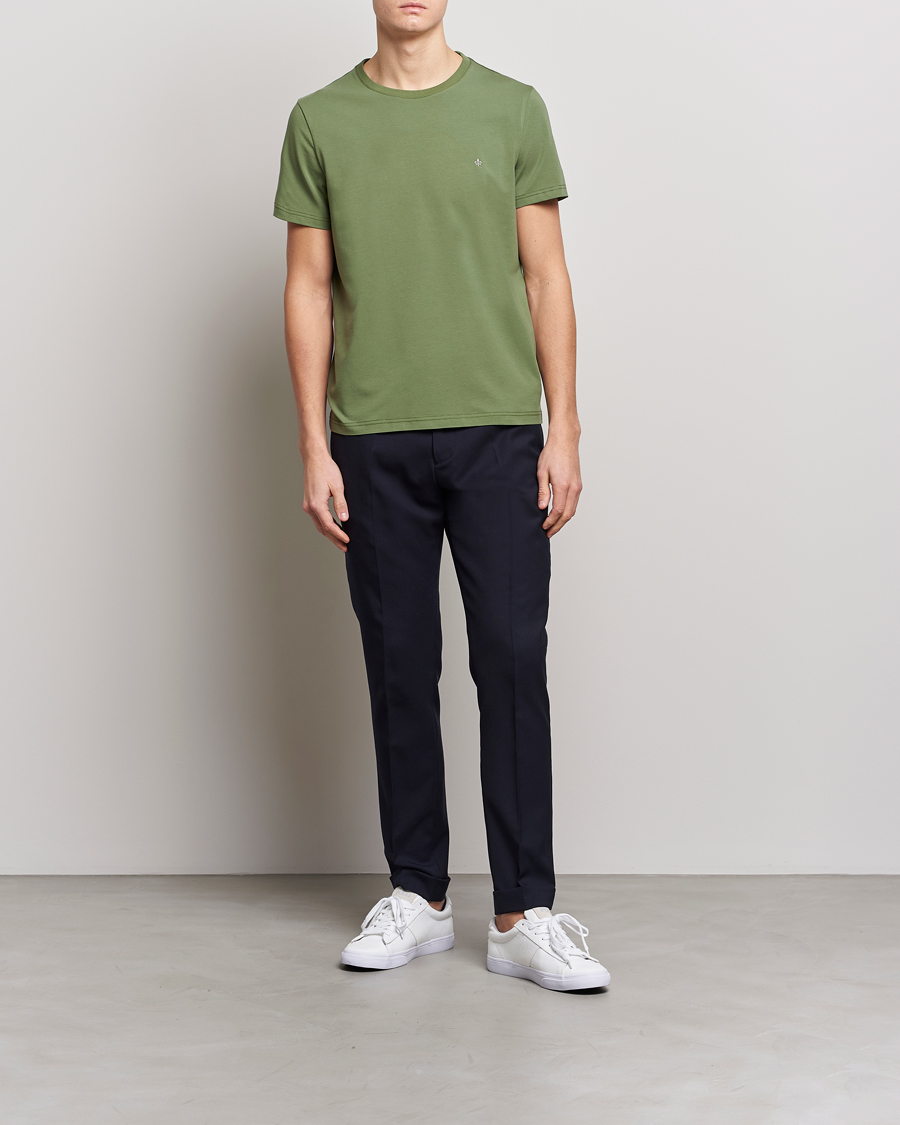 Men | T-Shirts | Morris | James Cotton T-Shirt Dark Green