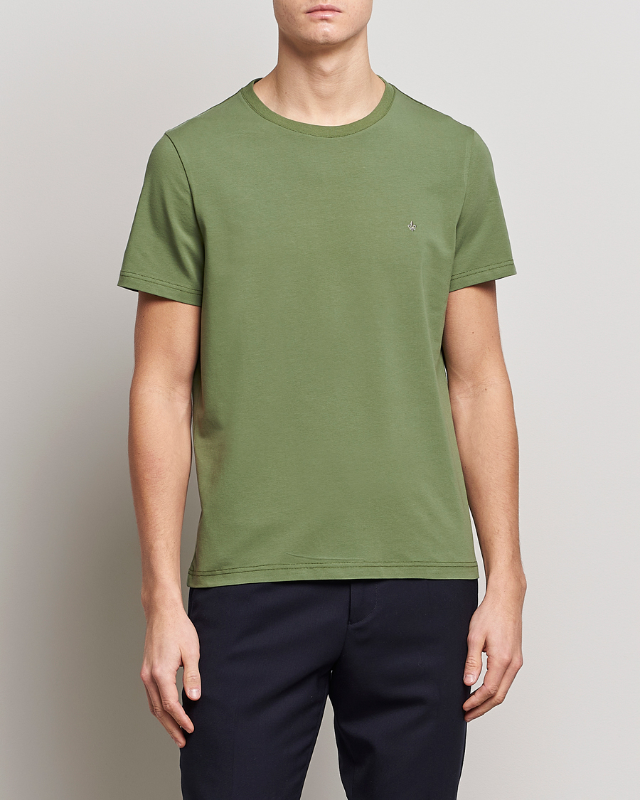 Men | T-Shirts | Morris | James Cotton T-Shirt Dark Green