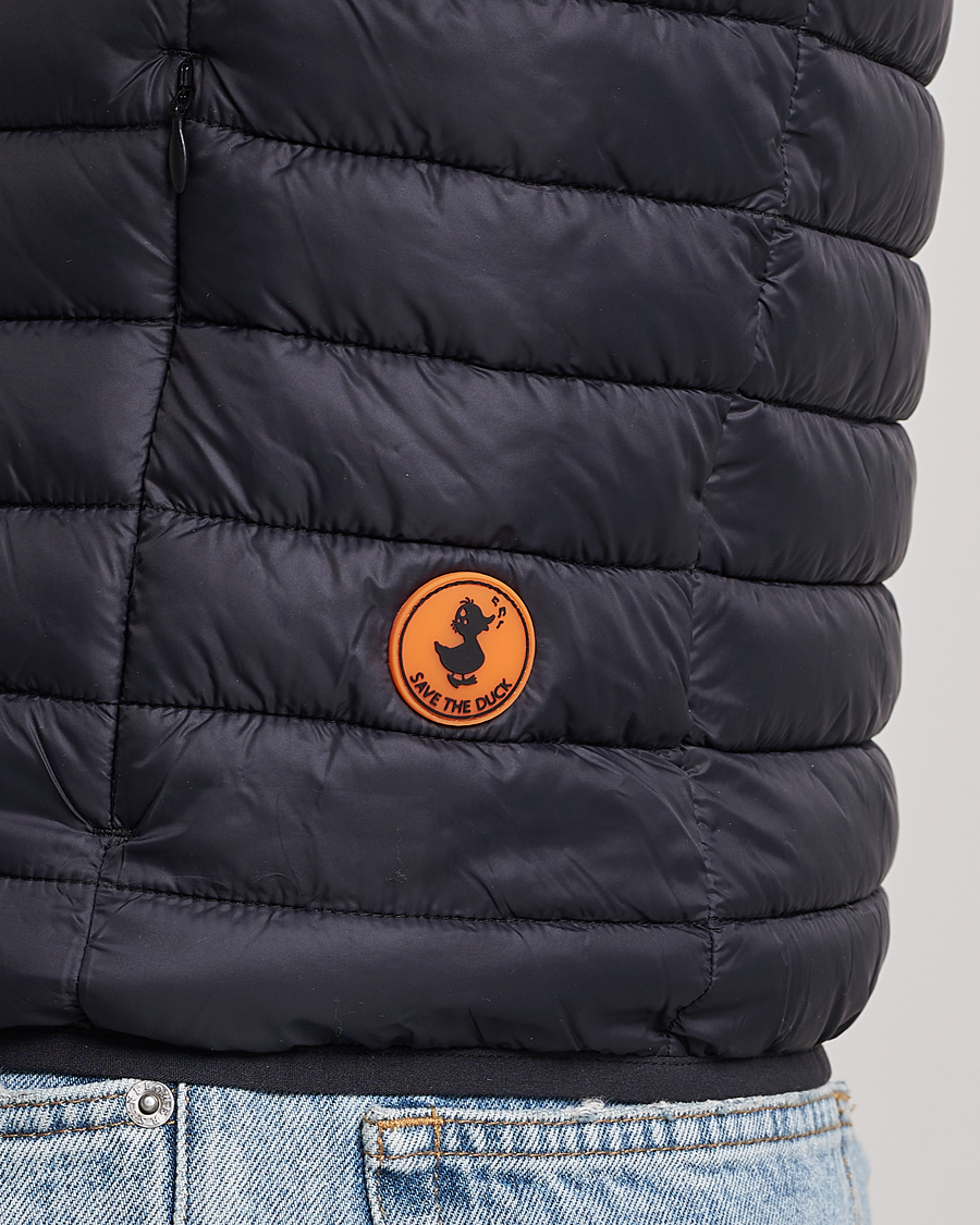 Men | Coats & Jackets | Save The Duck | Adamus Lightweight Padded Vest Black