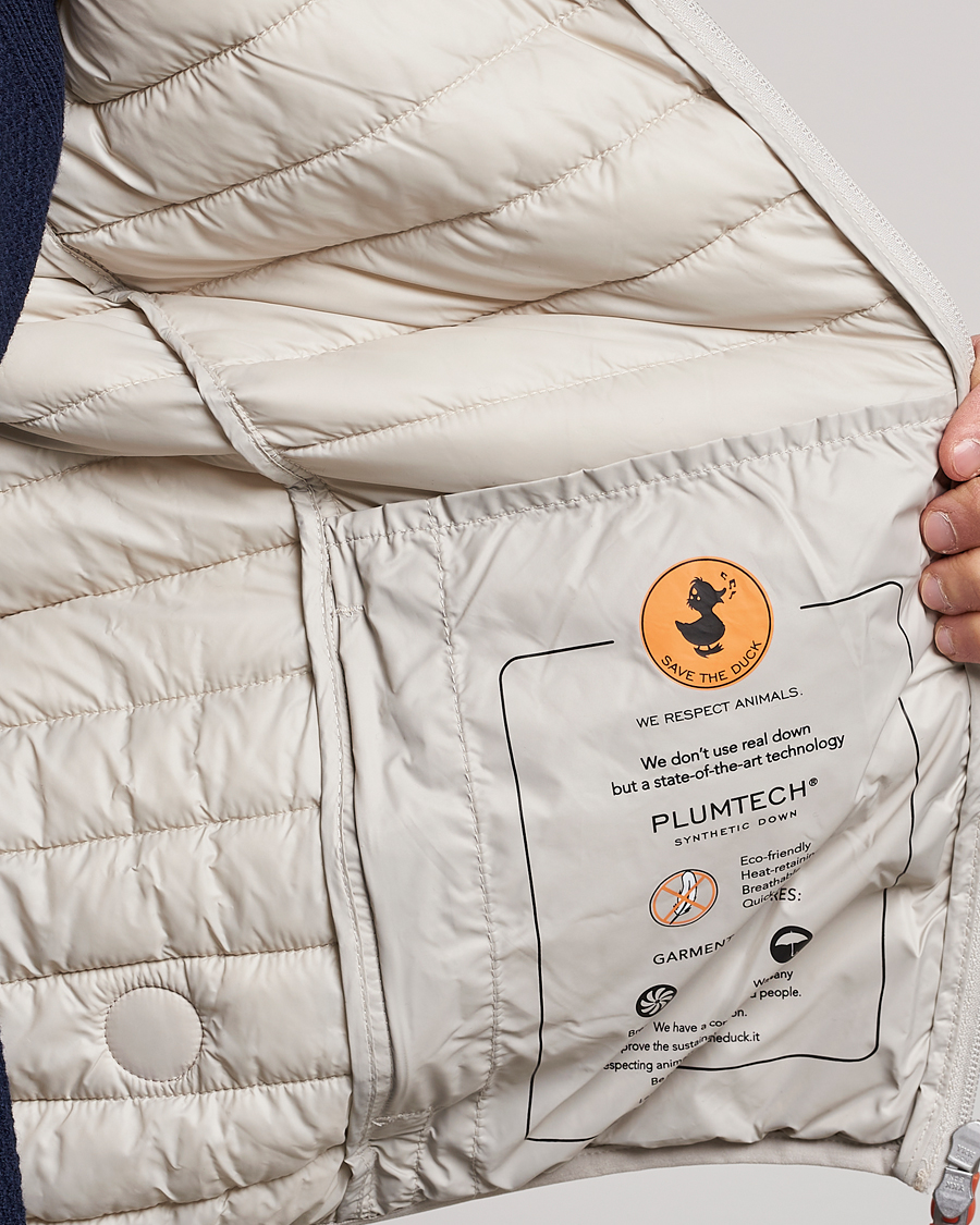 Men | Gilets | Save The Duck | Adamus Lightweight Padded Vest Rainy Beige