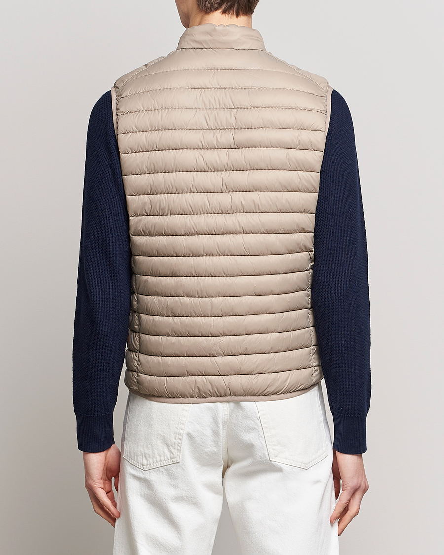 Men | Gilets | Save The Duck | Adamus Lightweight Padded Vest Dune Beige