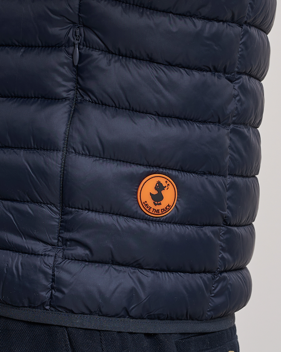 Men | Gilets | Save The Duck | Adamus Lightweight Padded Vest Blue Black