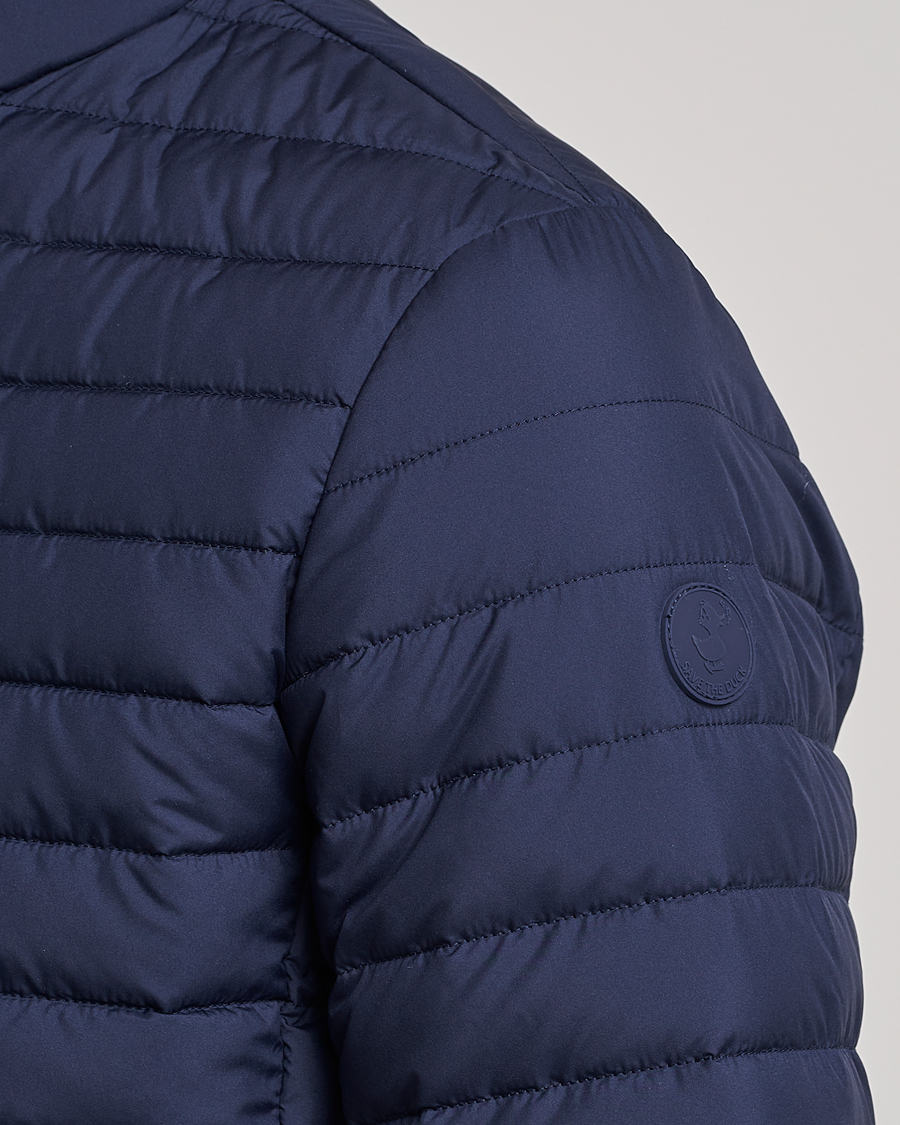 Men | Coats & Jackets | Save The Duck | Lee Lightweight Matt Padded Jacket Navy Blue
