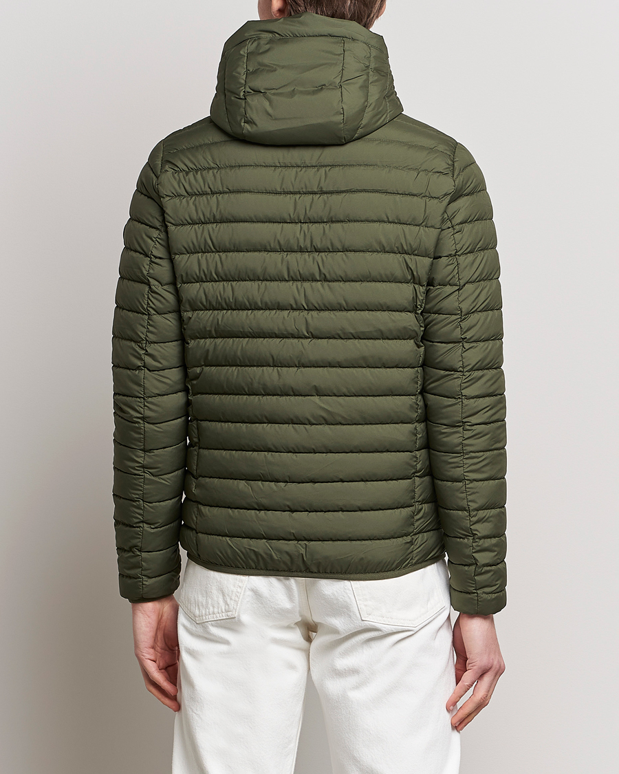 Men | Coats & Jackets | Save The Duck | Luke Lightweight Matt Padded Hood Jacket Dusty Olive