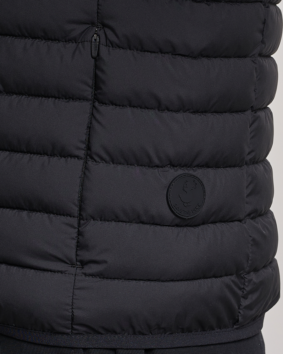 Men | Coats & Jackets | Save The Duck | Leonard Lightweight Matt Padded Vest Black