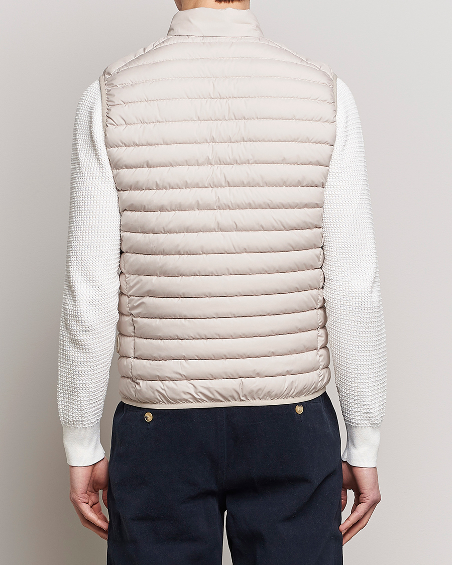 Men | Gilets | Save The Duck | Leonard Lightweight Matt Padded Vest Rainy Beige