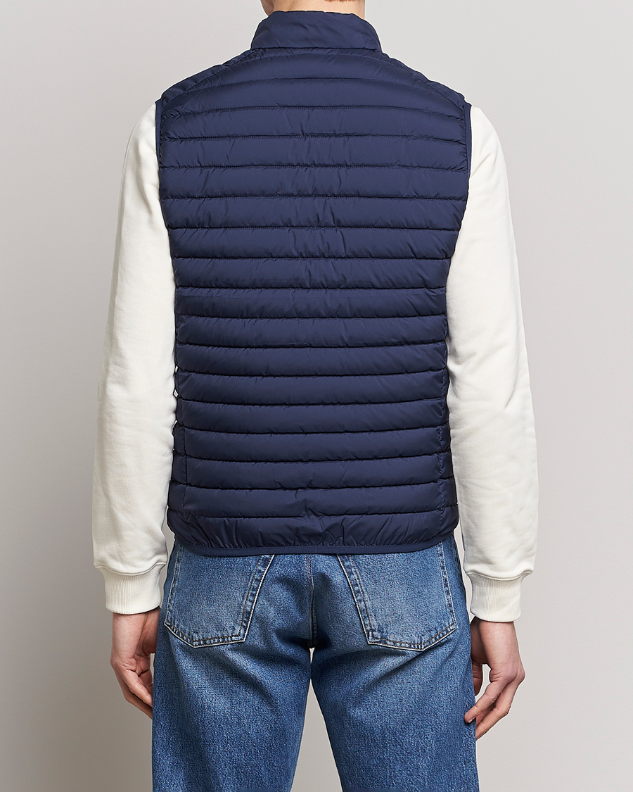 Men | Gilets | Save The Duck | Leonard Lightweight Matt Padded Vest Navy Blue