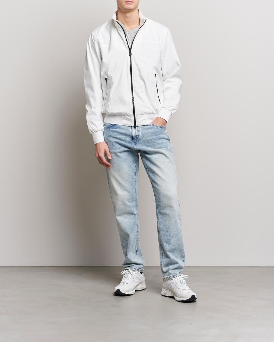 Men | Coats & Jackets | Save The Duck | Finlay Waterproof Jacket Off White