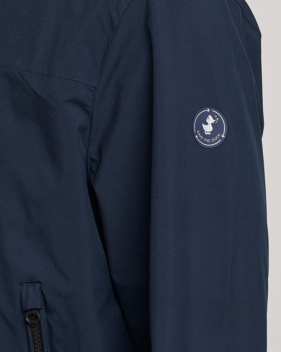 Men | Coats & Jackets | Save The Duck | Finlay Waterproof Jacket Blue Black