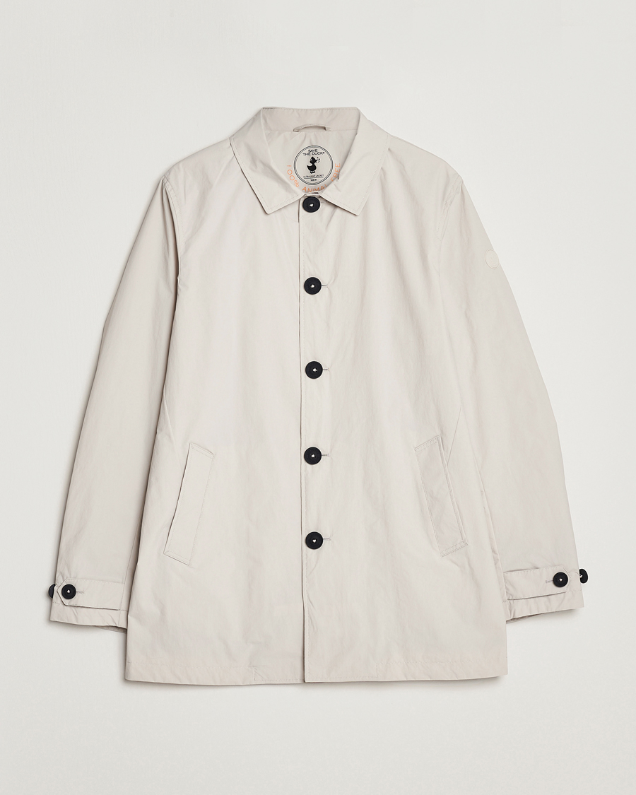 Men | Coats & Jackets | Save The Duck | Hamilton Recycled Nylon Coat Rainy Beige