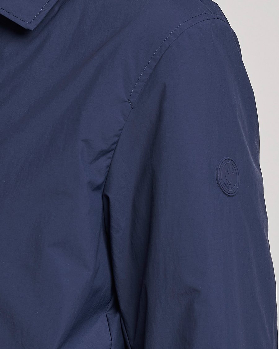 Men | Coats & Jackets | Save The Duck | Hamilton Recycled Nylon Coat Navy Blue