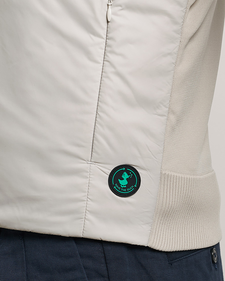 Men | Gilets | Save The Duck | Tucana Recycled Hybrid Vest Rainy Beige