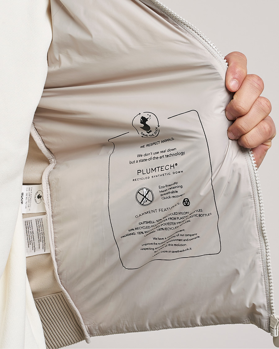 Men | Gilets | Save The Duck | Tucana Recycled Hybrid Vest Rainy Beige