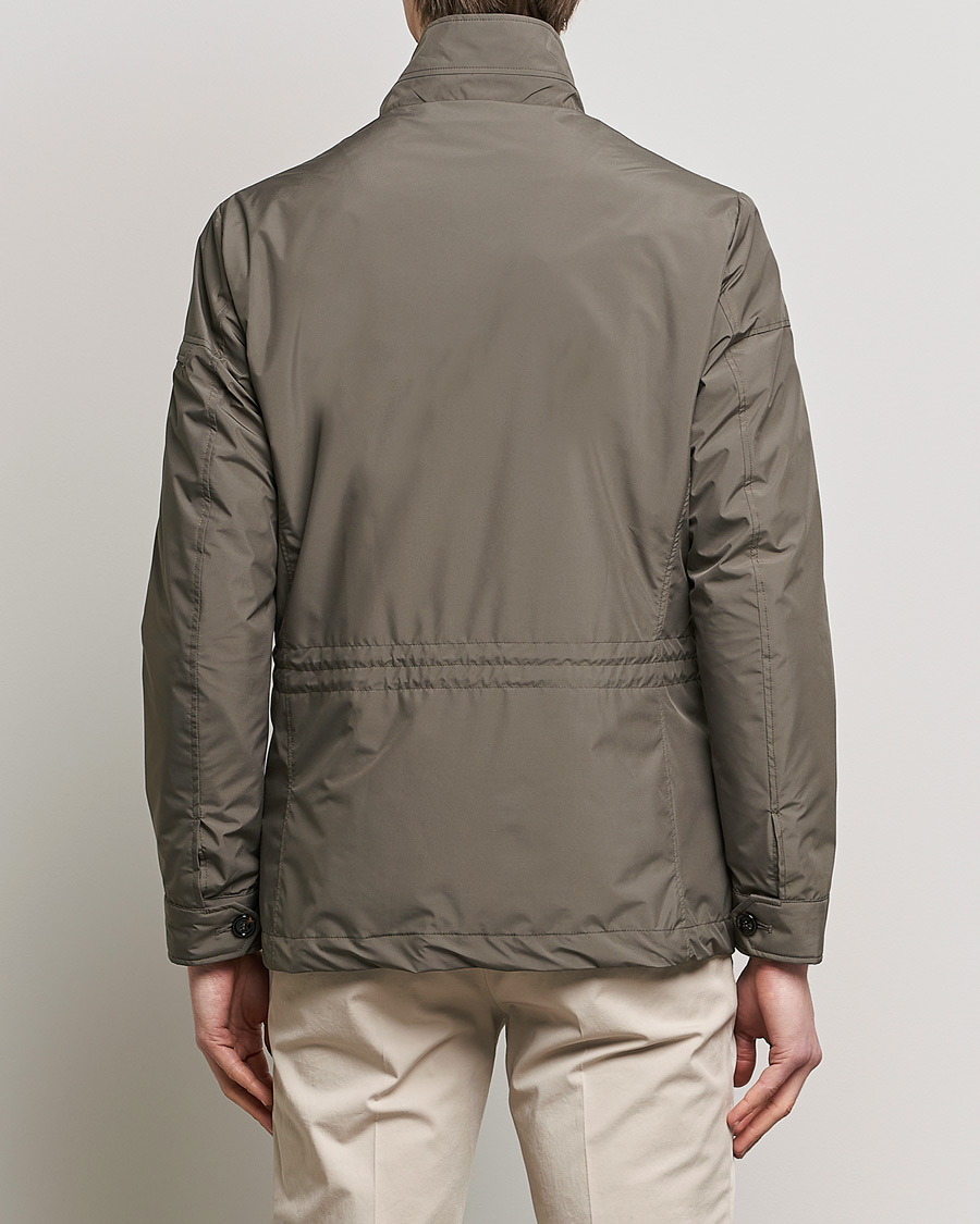 Men | Coats & Jackets | MooRER | Waterproof Nylon Field Jacket Brown