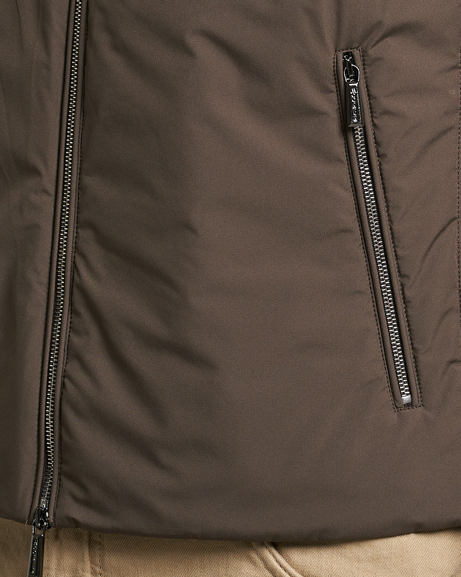 Men | Gilets | MooRER | Senio Padded Vest Brown