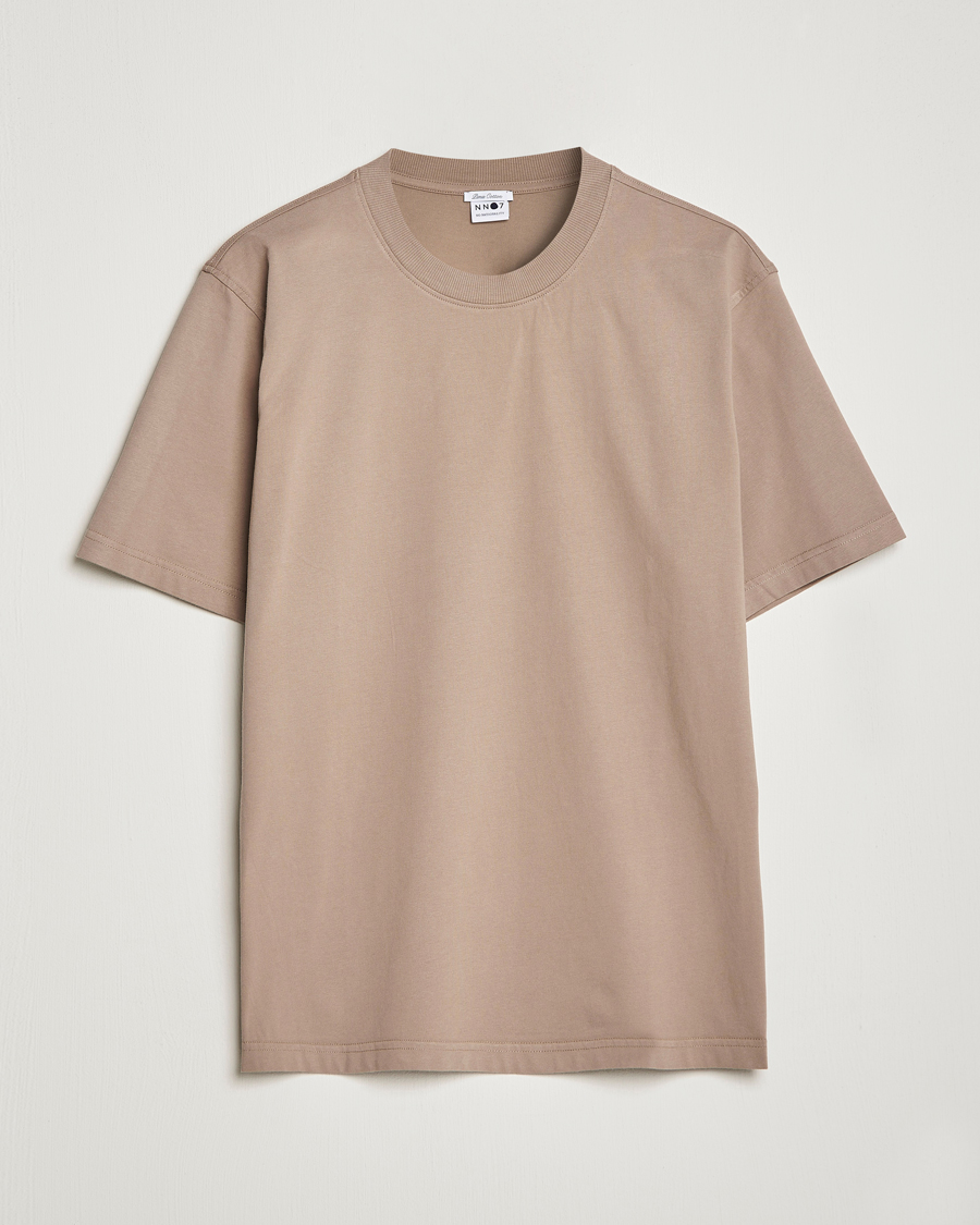 Men | T-Shirts | NN07 | Adam Pima Crew Neck T-Shirt Greige