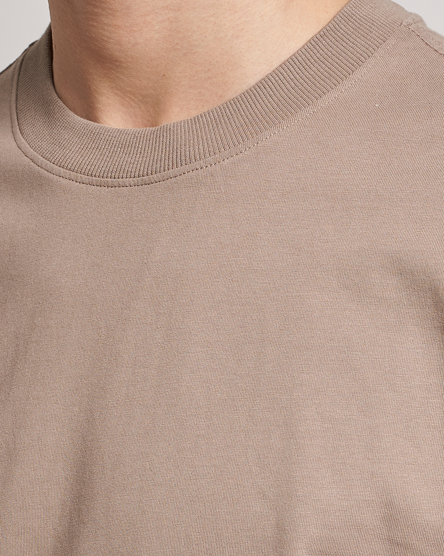 Men | T-Shirts | NN07 | Adam Pima Crew Neck T-Shirt Greige