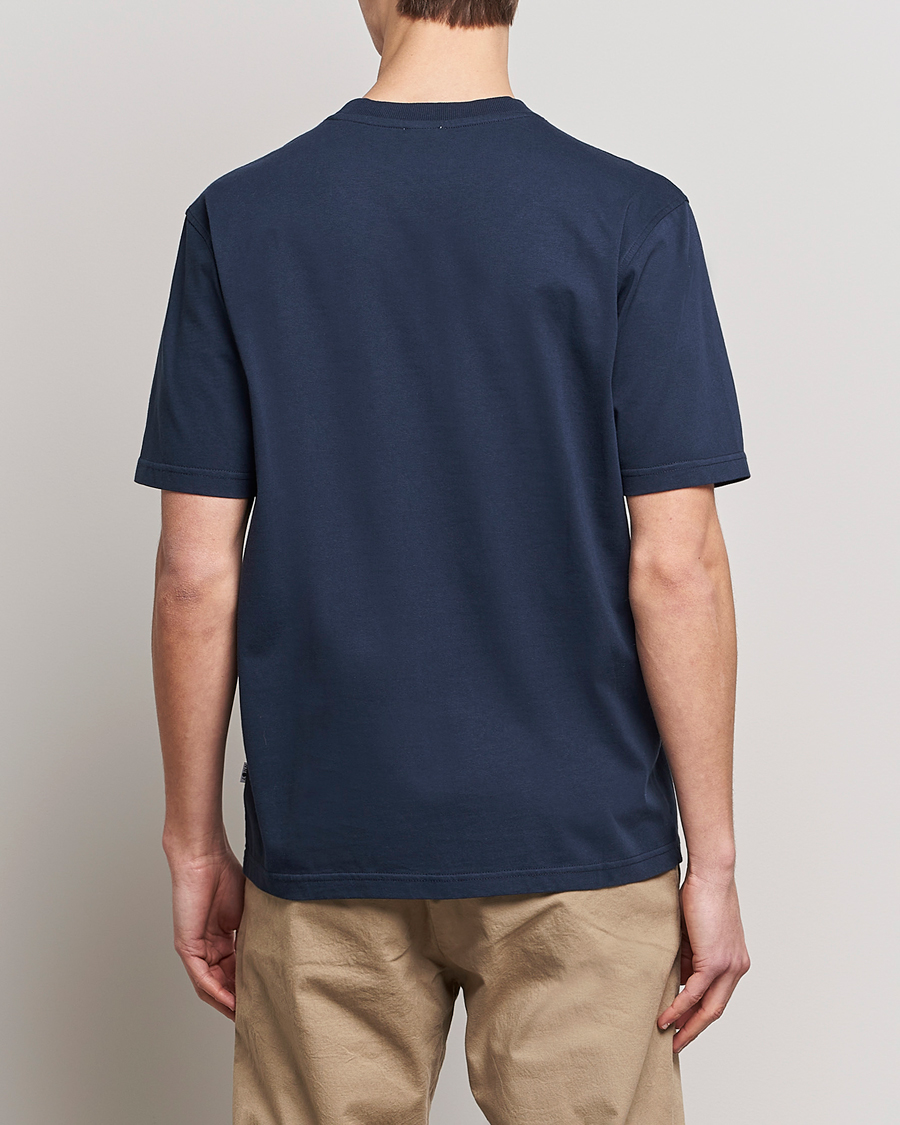 Men | T-Shirts | NN07 | Adam Pima Crew Neck T-Shirt Navy Blue