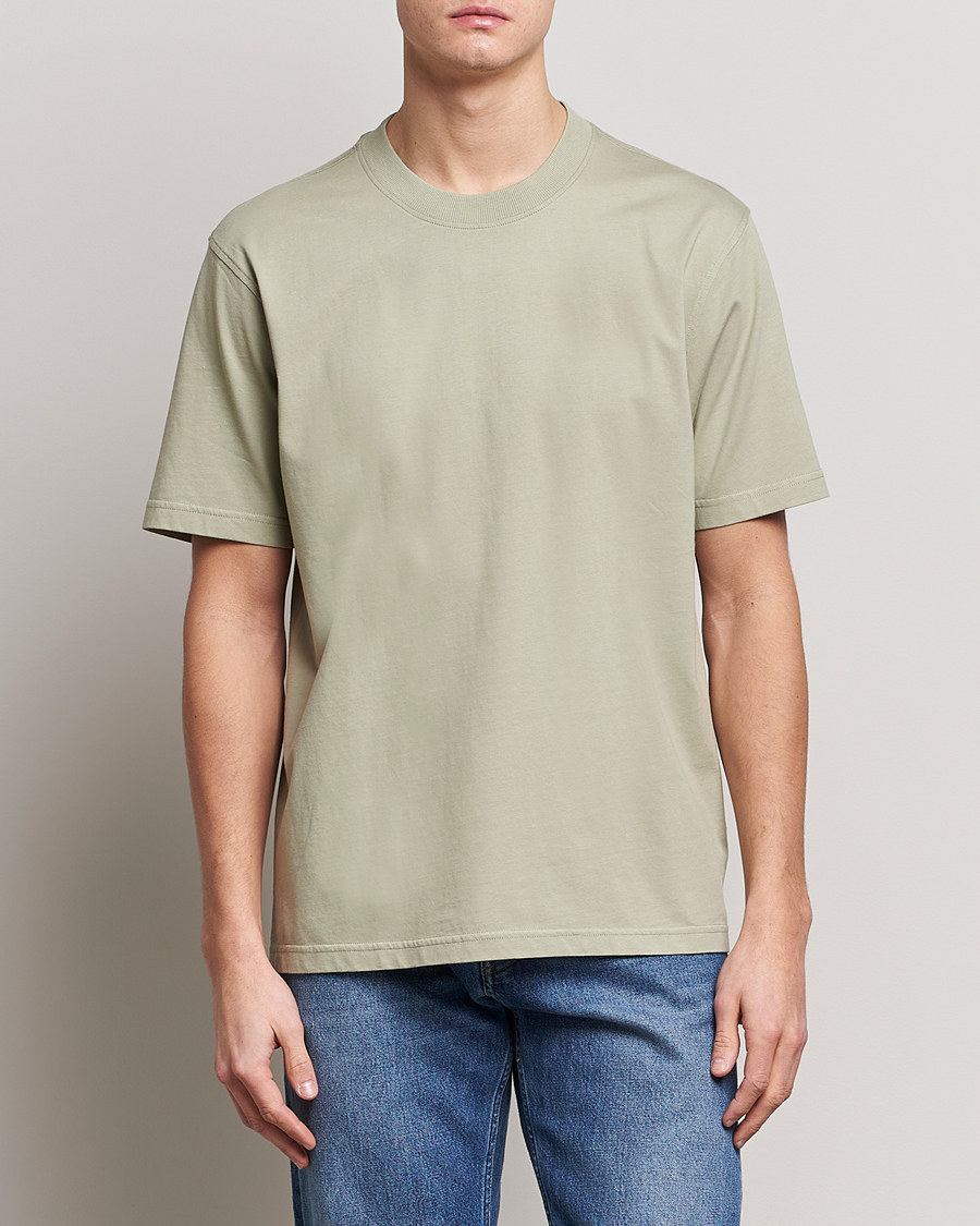 Men | NN07 | NN07 | Adam Pima Crew Neck T-Shirt Pale Green