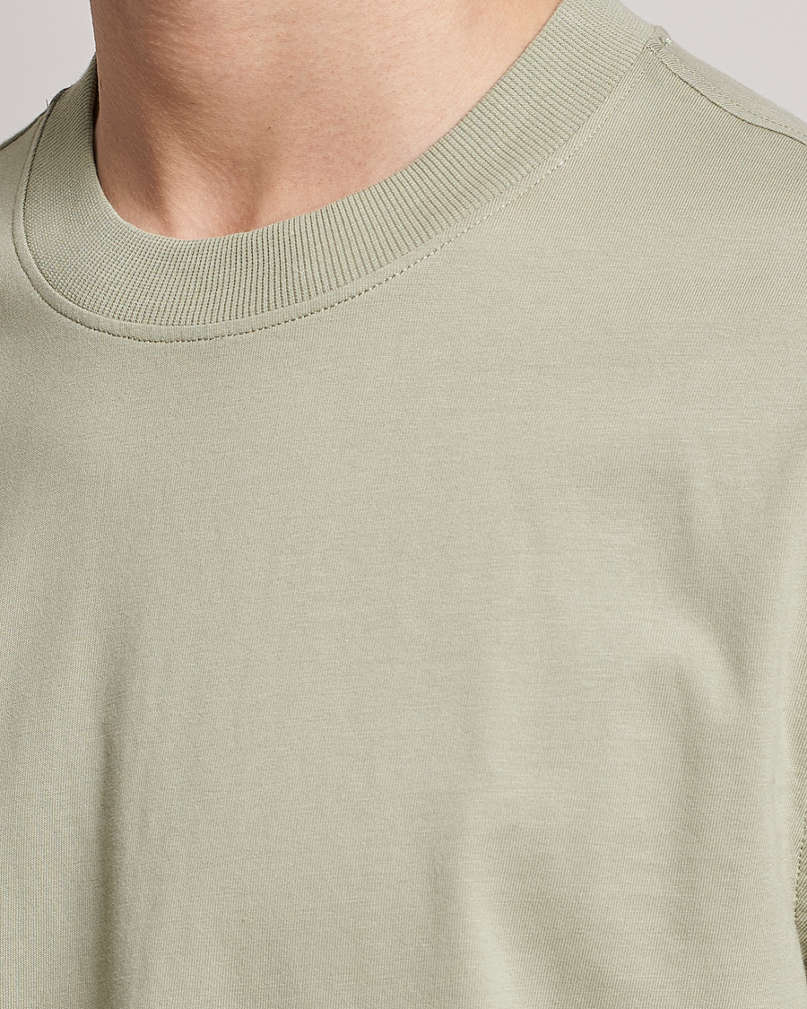 Men | T-Shirts | NN07 | Adam Pima Crew Neck T-Shirt Pale Green