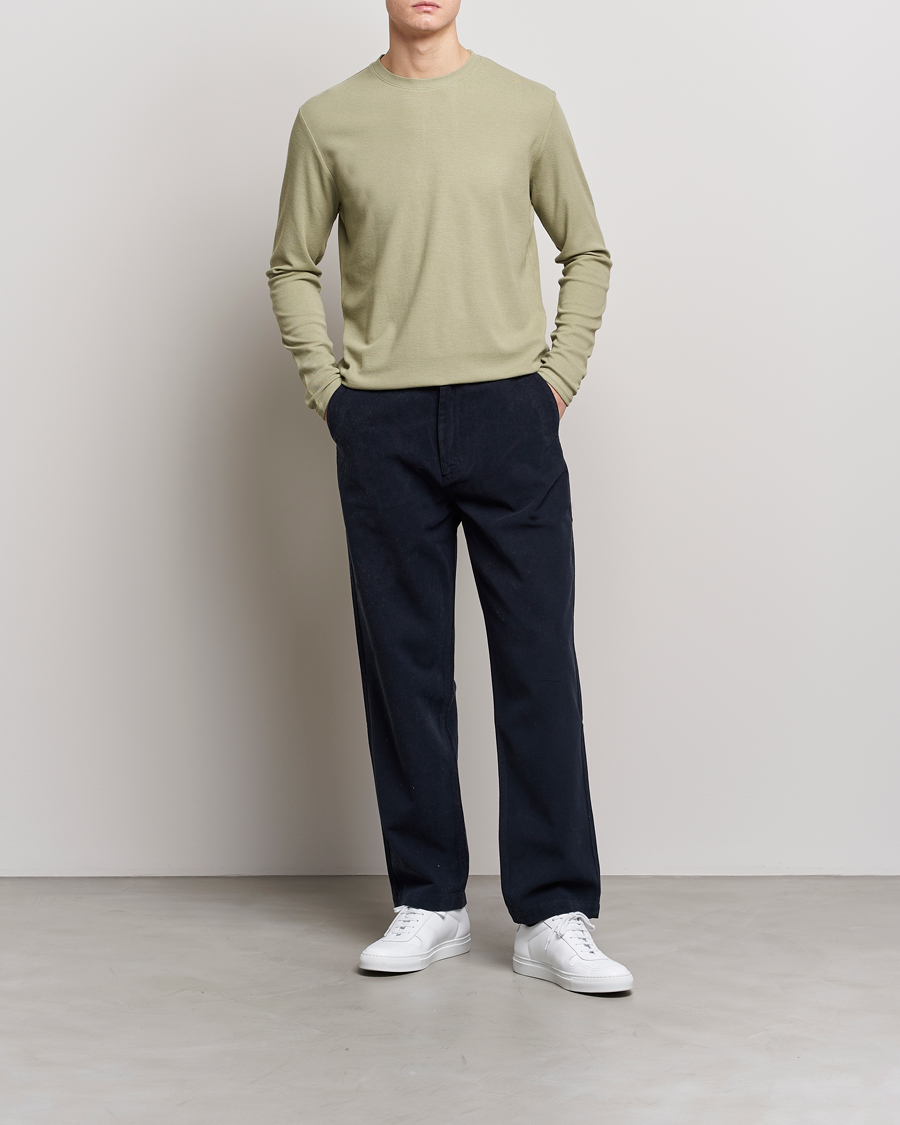 Men | Sweaters & Knitwear | NN07 | Clive Knitted Sweater Pale Green