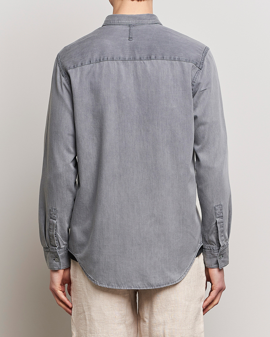 Men | Shirts | NN07 | Cohen Tencel Denim Shirt Grey Denim