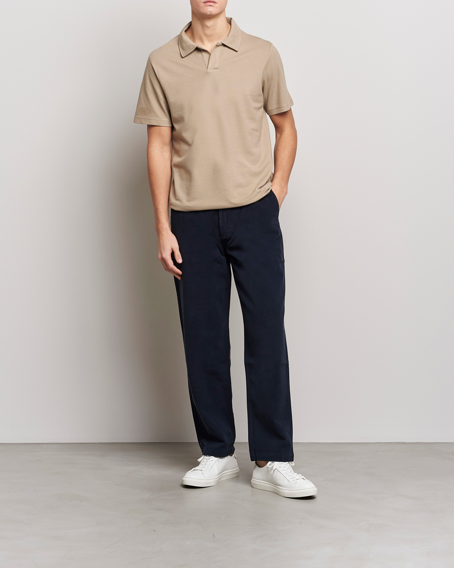 Men | Polo Shirts | NN07 | Ross Polo Greige