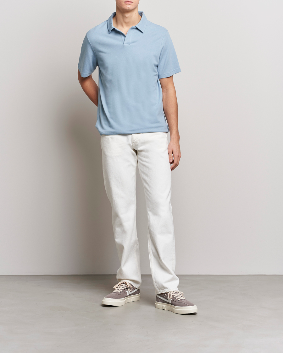 Men | Polo Shirts | NN07 | Ross Polo Ashley Blue