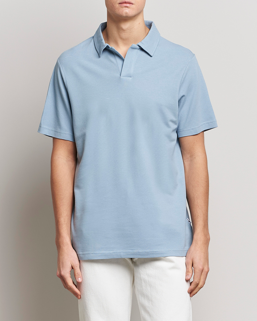 Men | Polo Shirts | NN07 | Ross Polo Ashley Blue
