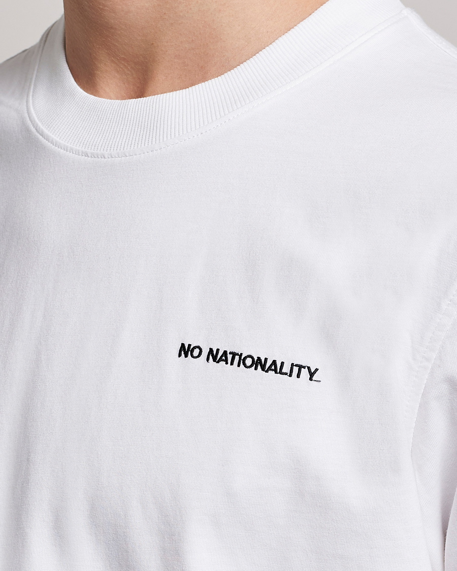 Men | T-Shirts | NN07 | Adam Logo Crew Neck T-Shirt White