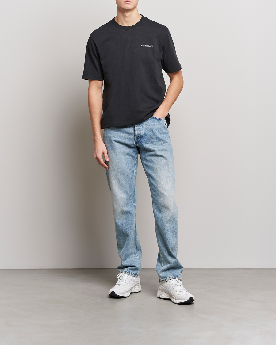 Men | T-Shirts | NN07 | Adam Logo Crew Neck T-Shirt Black