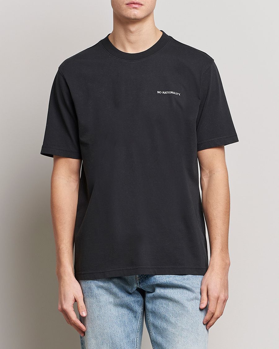 Men | NN07 | NN07 | Adam Logo Crew Neck T-Shirt Black