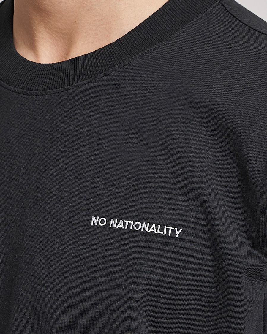 Men | T-Shirts | NN07 | Adam Logo Crew Neck T-Shirt Black