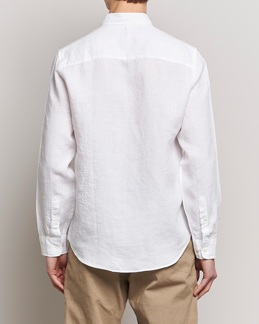 Men | Shirts | NN07 | Arne Linen Shirt White