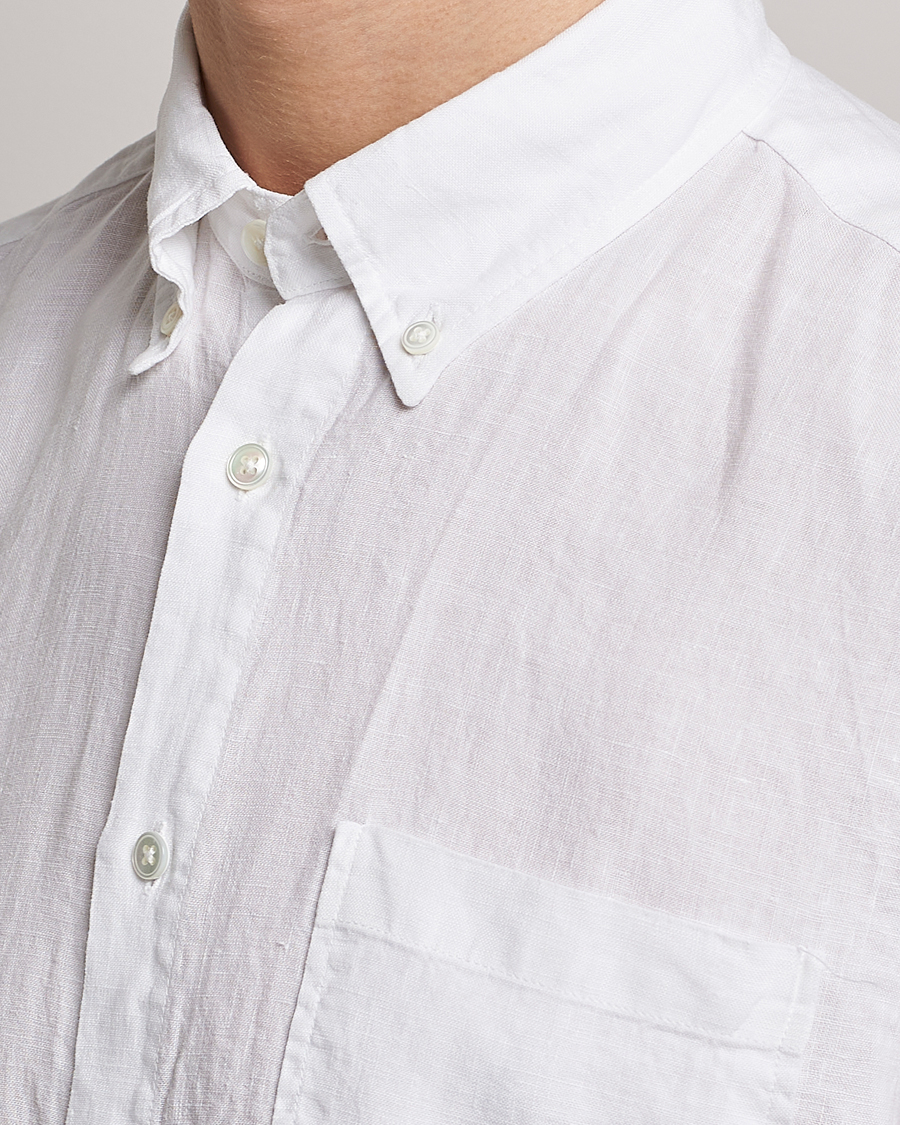 Men | Shirts | NN07 | Arne Linen Shirt White