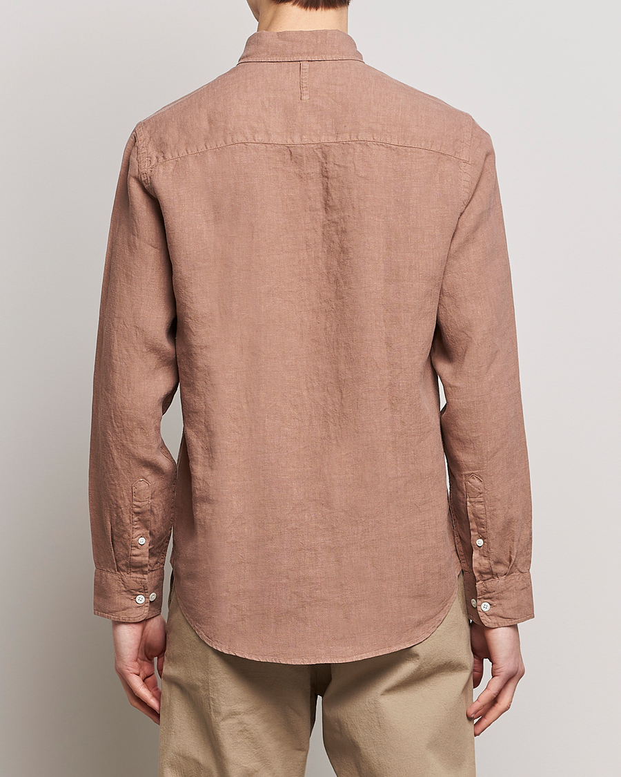 Men | Shirts | NN07 | Arne Linen Shirt Nougat