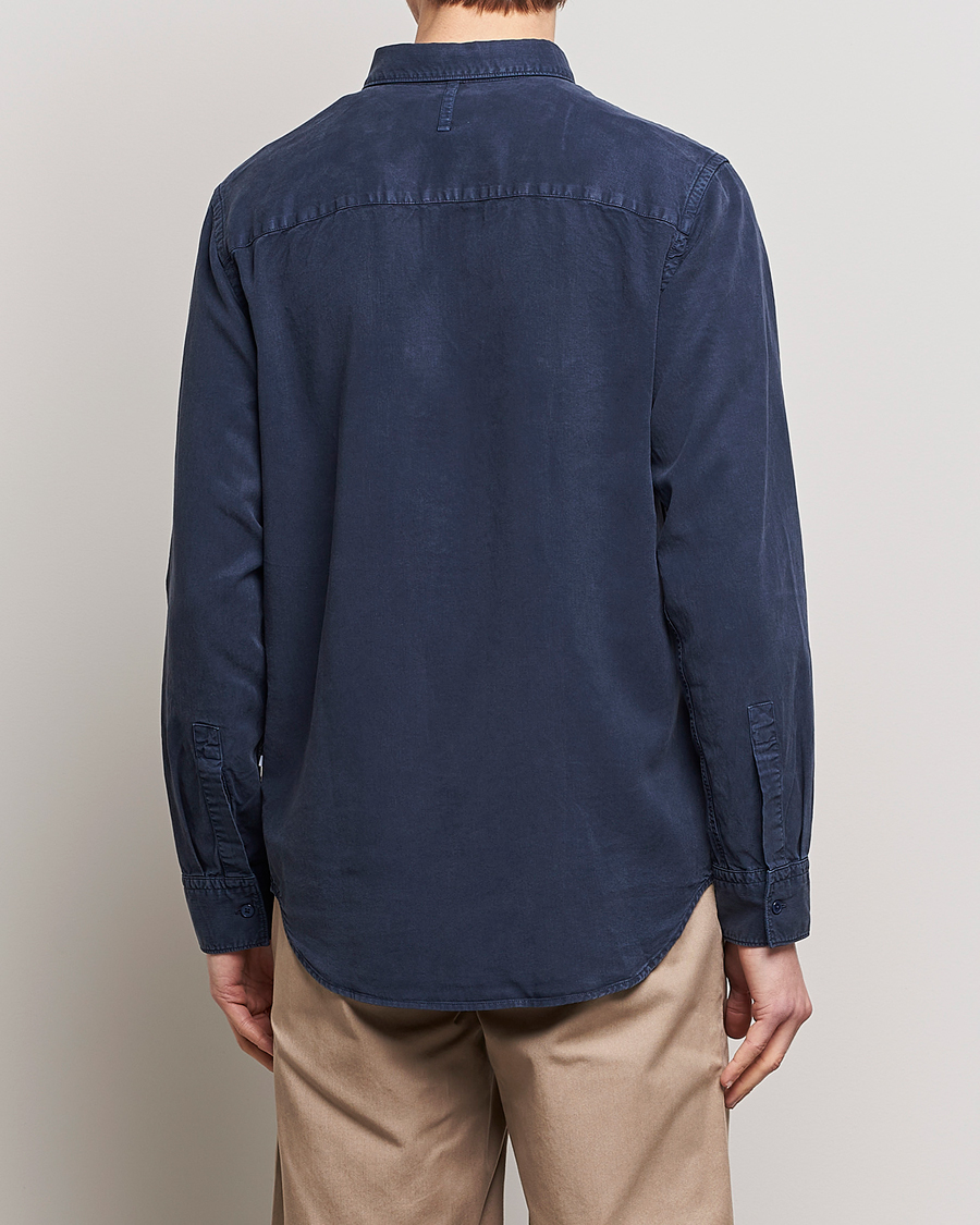 Men | Shirts | NN07 | Cohen Tencel Shirt Sargasso Sea