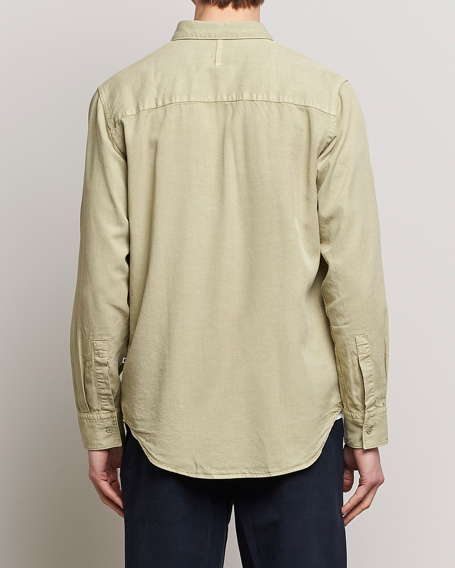 Men | Shirts | NN07 | Cohen Tencel Shirt Pale Green