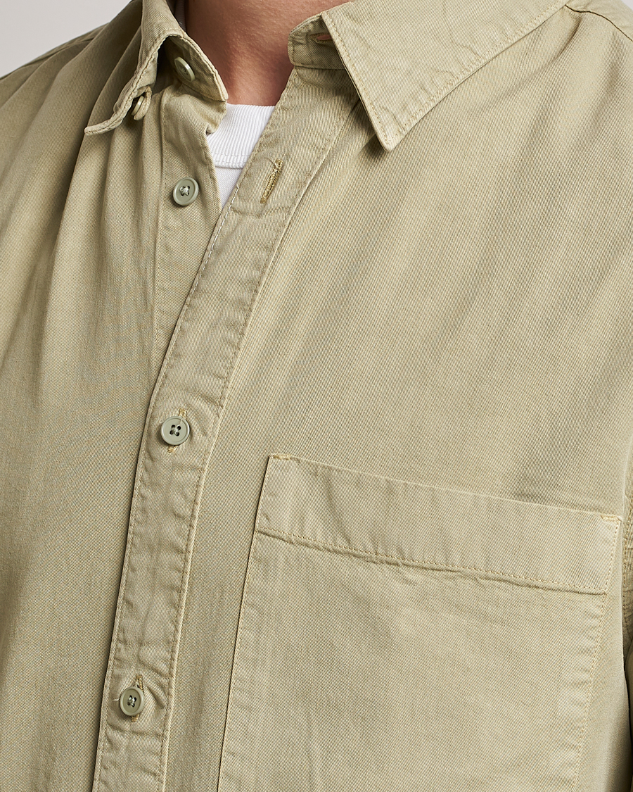 Men | Shirts | NN07 | Cohen Tencel Shirt Pale Green